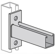 Single Channel Reversible Bracket 6" HDG - Click Image to Close